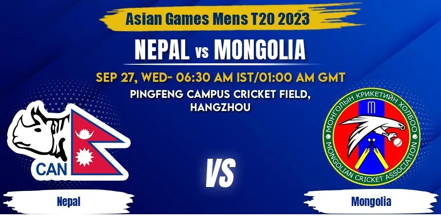 Nepal vs Mongolia: Nepal Shatters T20I Records, Scores Highest Ever 314/3 | Asian Games 2023