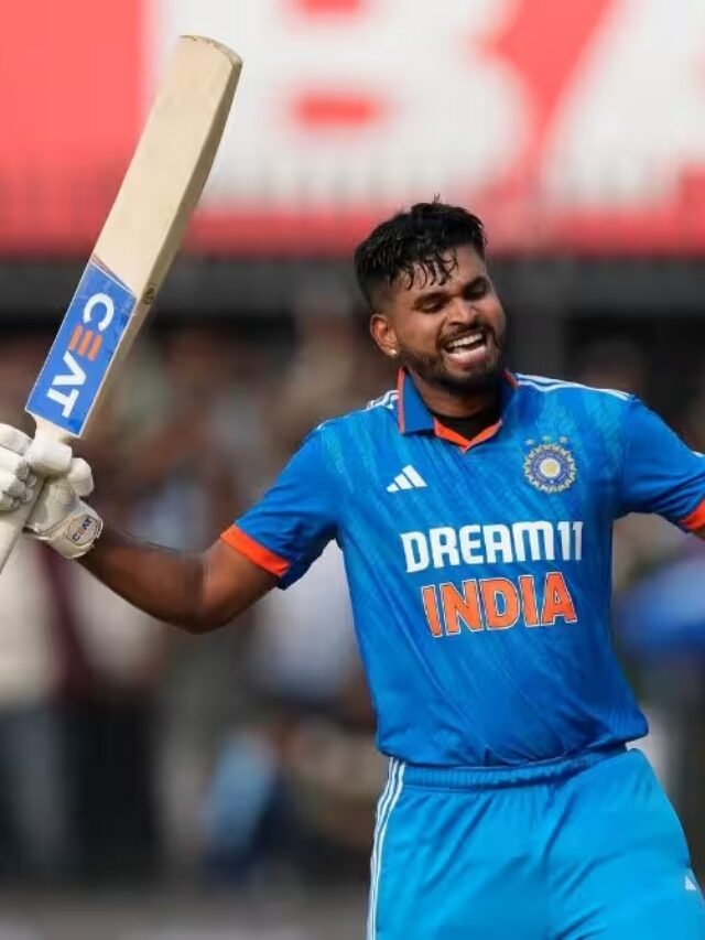 Shreyas Iyer शतक के लिए मैन ऑफ द मैच चुना गया।